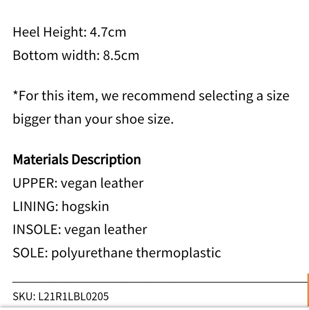 Vegan Leather Chunky Heeled Loafers with Gold Chain (Black) - Lattelier - Picture 9 of 13